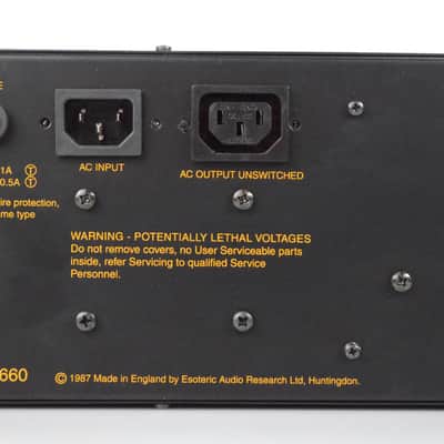 EAR Limiting Amplifier 660 Esoteric Audio Research Limiter Compressor #30996 image 9