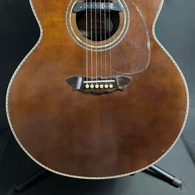 Washburn WJ130EK Vintage Series Jumbo Acoustic Guitar w/ K&K Pickup and Case image 2