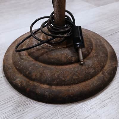 Vintage RARE 1950's Snyder microphone floor stand cast iron Shure Electro Voice Atlas MS10C # 2 image 14