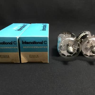 NOS PAIR INTERNATIONAL 6JM6A Ham Radio SWEEPS VACUUM TUBES Japan Tested A.7592-D image 4