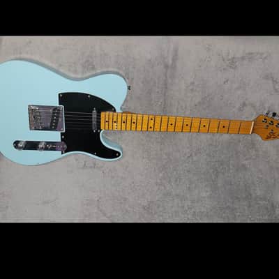 SX Vintage Series Telecaster-style guitar, 2000s Seafoam image 4