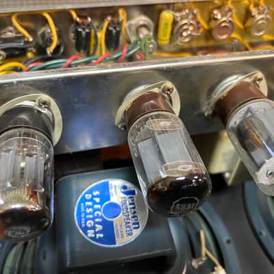 1959 1960 Tweed Fender 5F6-A Bassman 4x10 Combo Amp image 25
