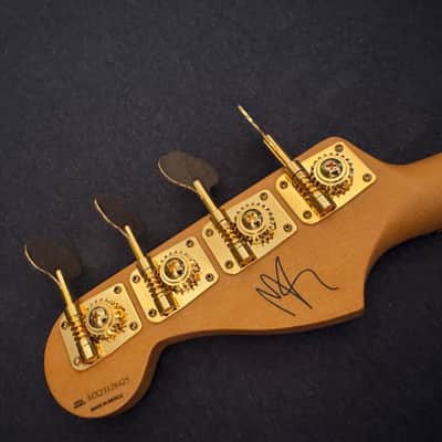 Fender Limited Edition Mike Kerr Signature Jaguar Bass 2023 - 2024 - Tiger's Blood Orange image 5