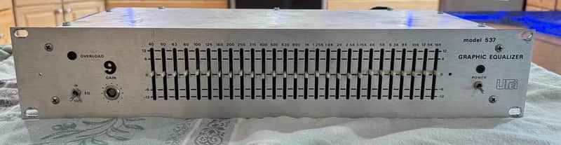 Urei Model 537 1/3 Octave Mono Graphic Equalizer 1980s - SN: 1038 image 1