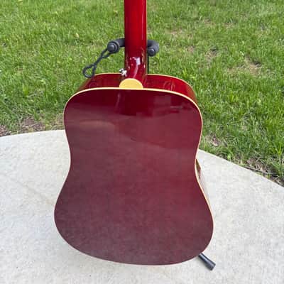 Epiphone Hummingbird 2008 - Cherry Sunburst image 8