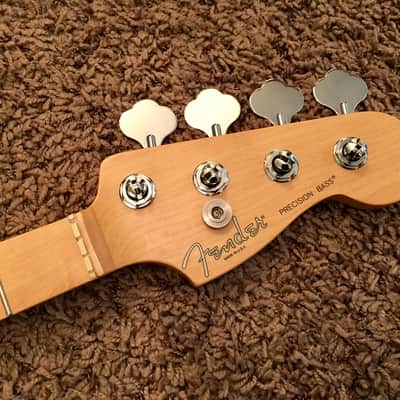 Fender American Standard Precision Bass Neck w/ Tuners & Tree - Maple - USA MIA image 1
