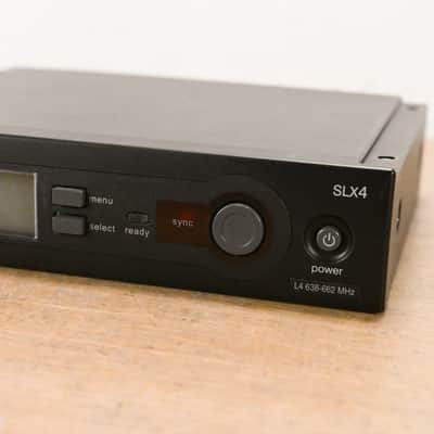Shure SLX4 Wireless Receiver - L4 Band: 638-662 MHz (NO POWER SUPPLY) CG0132R image 2