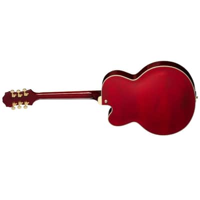 Epiphone Broadway Hollowbody Guitar w/ Gig Bag - Wine Red image 7