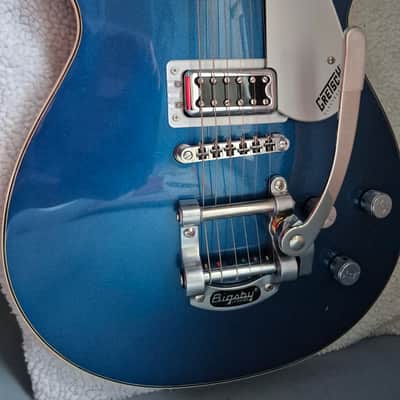 Gretsch G5232T Electromatic Double Jet FT 2022 - Present - Fairline Blue Gretsch Hardcase image 9