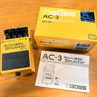 Boss AC-3 Acoustic Simulator (Dark Gray Label) 2006 - Present - Yellow image 2