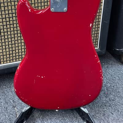 Fender Mustang Guitar with Rosewood Fretboard 1965 Dakota Red image 10