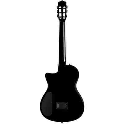 Cordoba Stage Thinbody Nylon Acoustic-Electric Guitar - Black Burst image 3