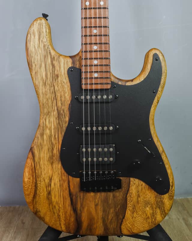 2015 Schecter USA Custom Shop Dream Machine II Natural Satin Black Limba HSS #15-02005 image 1