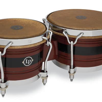 Latin Percussion LP Dandy 7 1/4 - 9" Bongo Beech DW/Black (LPL201A-JR) image 2