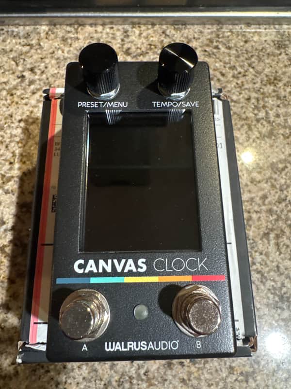Walrus Audio Canvas Clock