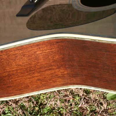 1975 Yairi YW-600 Dreadnought Guitar New Jacaranda Natural+Hard Case image 15