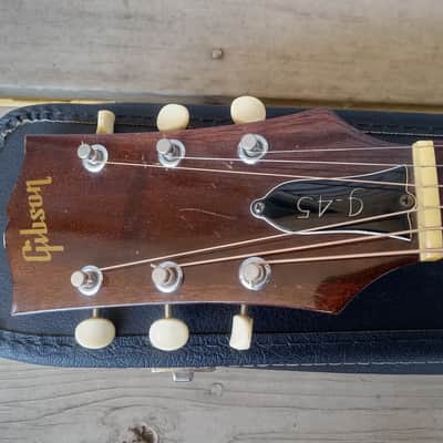 Vintage 1969 Gibson J-45 Acoustic Guitar w/ Original Case! image 9