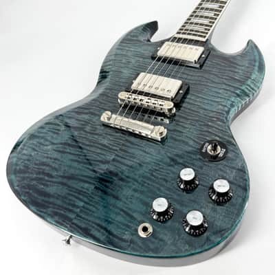 2024 Gibson Custom Shop Made to Measure SG Custom Handpicked Top - Nordic Blue image 13