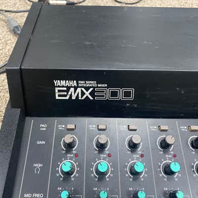 Yamaha EMX300 12 Channel/3 Buss 250W Stereo Powered Mixer 1980's image 2