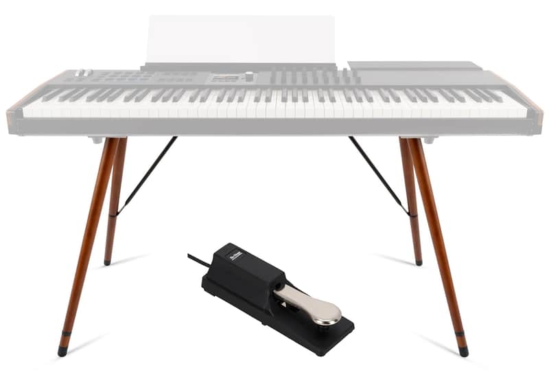 Arturia Wooden Legs For KEYLAB 88, POLYBRUTE 12, ASTROLAB+Sustain Pedal image 1