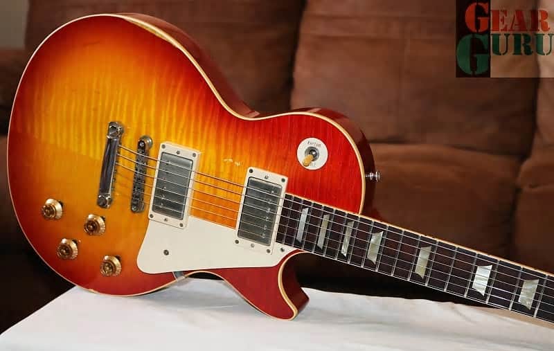 2007 Gibson Custom Shop Les Paul 1958 Reissue Aged Chambered body with OHSC / Video Tour image 1