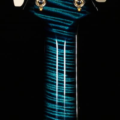 PRS Wood Library Willcutt Exclusive Special Semi-Hollow Quilt Maple Cobalt Smokeburst 10 Top (054) image 6