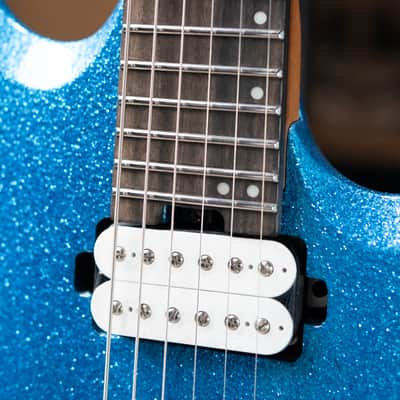 Jackson Pro Plus Misha Mansoor Juggernaut HT6 Electric Guitar - Blue Sparkle - Demo image 8