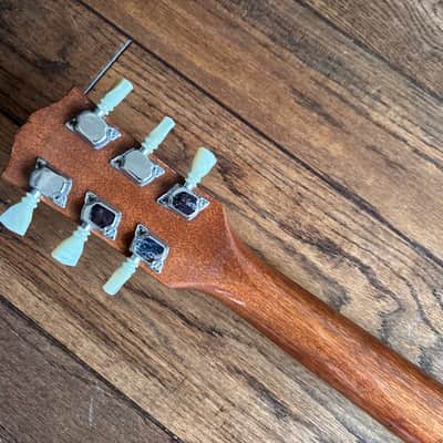 Vintage 1970s Gibbon LG-400 Les Paul Junior P90s Electric Guitar Walnut MIJ Japan image 10