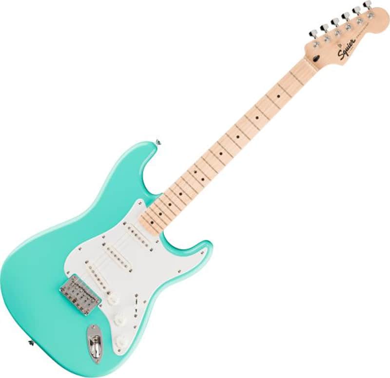 Squier Squier Sonic® Stratocaster HT, Maple Fingerboard, White Pickguard - Sea Foam Green image 1