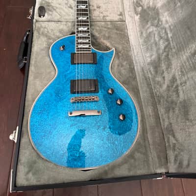 ESP Original Eclipse Custom - Blue Liquid Metal image 1