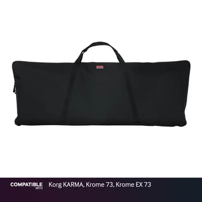 Gator Economy Keyboard Gig Bag for Korg KARMA, Krome 73, Krome EX 73 image 1