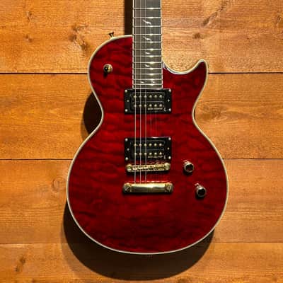 Epiphone Les Paul Custom Plus Prophecy GX ; Red Quilted Maple: Serial No: UC07090986 | Second Hand image 1