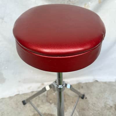 Ludwig No. 1025 Porto-Seat Drum Throne 1960's - Red - RARE image 5