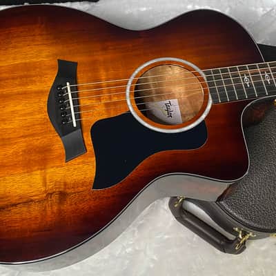 NEW! Taylor 224ce-K DLX Grand Auditorium Acoustic-Electric Guitar - Tobacco - 4.8lbs - Authorized Dealer - G06222 image 4