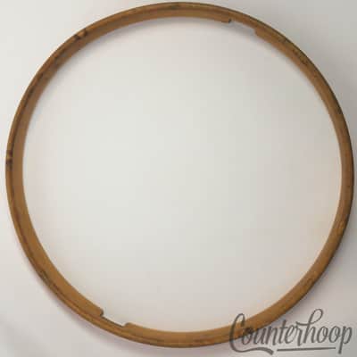 *Leedy 14"1Ply Solid Natural Maple Wood Hoop/Rim Snare Drum Resonant Vintage 10s image 5