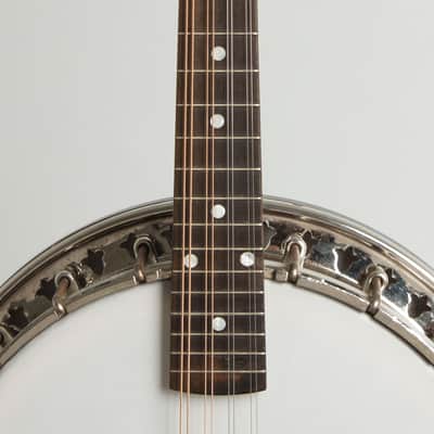 Bacon & Day  Style C Mandolin Banjo (1928), ser. #26343, original black hard shell case. image 8
