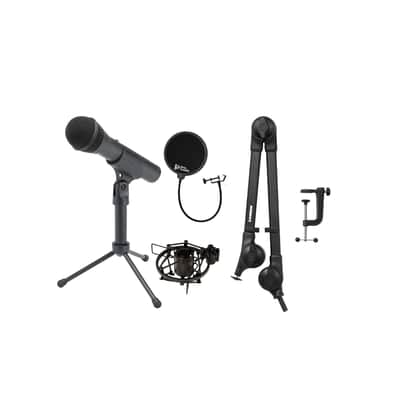 Samson Q2U Handheld Dynamic XLR/USB Microphone Bundle with Boom Arm, Shock Mount, and Pop Filter image 10