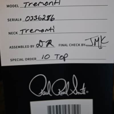 PRS Paul Reed Smith Tremonti Stoptail 10-Top Yellow Tiger #6286 image 12