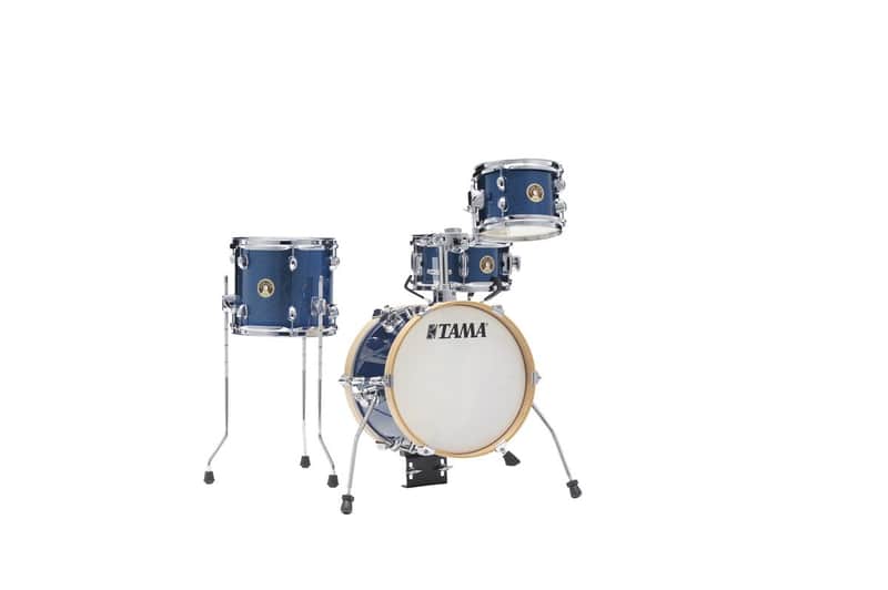 Tama LJK44S-ISP Club-Jam Flyer  Shell Kit 4 pcs - Indigo Sparkle/Chrome HW image 1