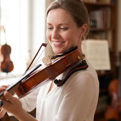 Adjustable Violin Shoulder Rest for 3/4 & 4/4 Violin – Ergonomic Support with Soft EVA Padding & Anti-Slip Feet image 3