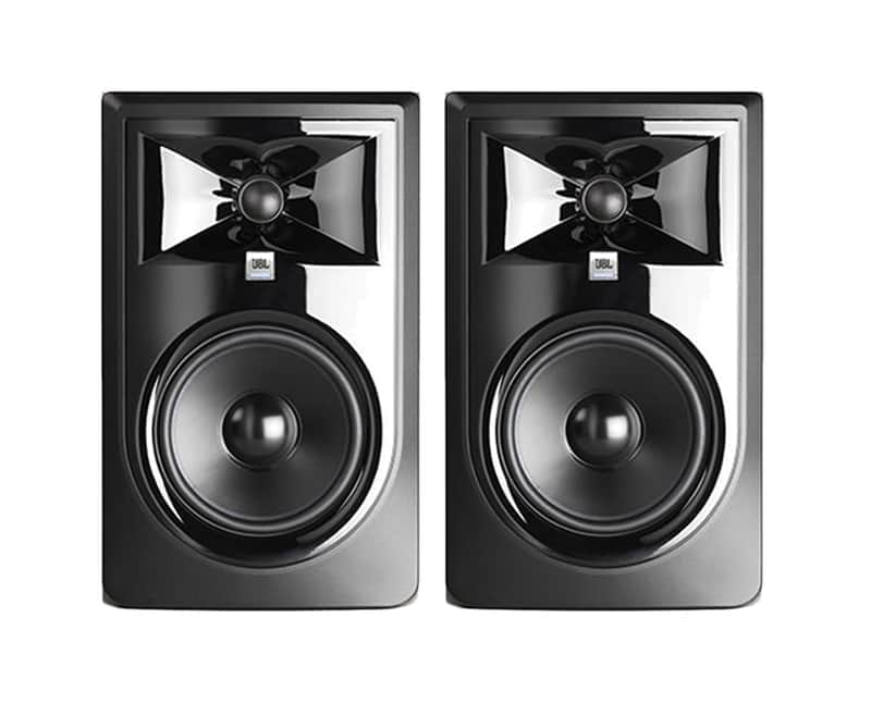 JBL JBL 306P MkII 2-Way 6.5" Active Nearfield Studio Monitor (Pair) Mid 2020 - Black image 1
