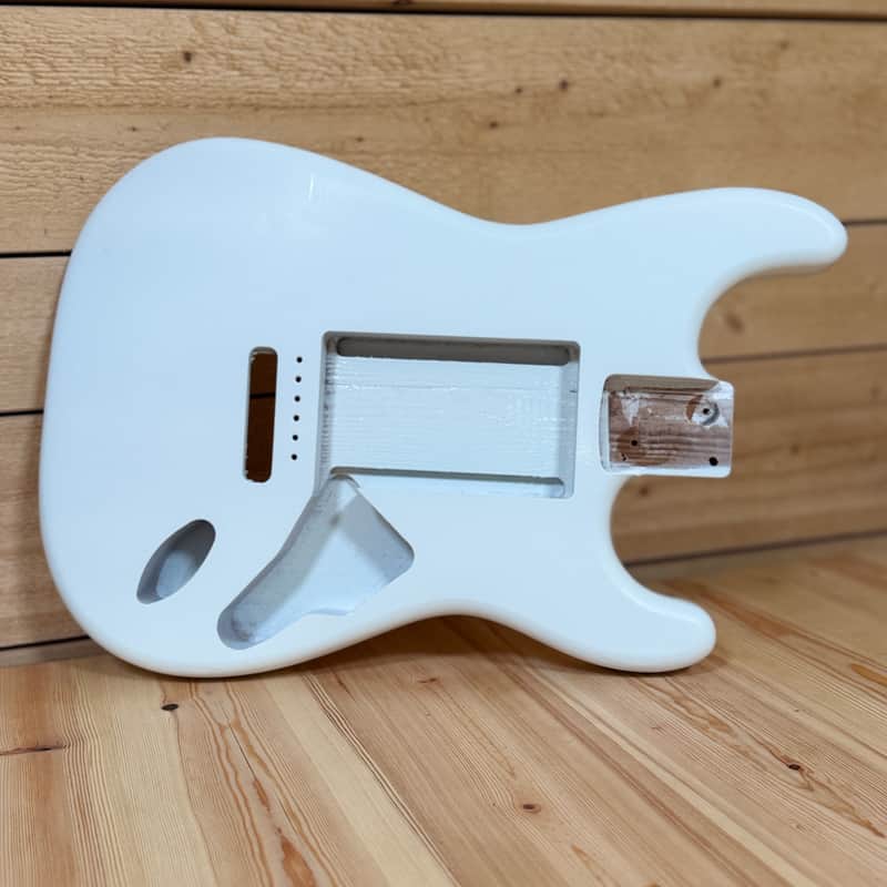 1912g Kohlin Guitars S-Type Roasted Pine replacement body Aged Nitro Relic Vintage olympic white Made in Sweden image 1
