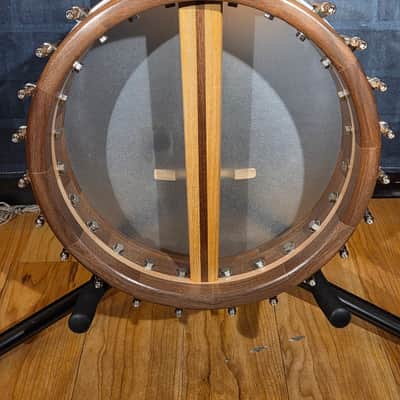 !USA! Handmade 5-String Banjo Natural Walnut w/ Superior HSC image 15