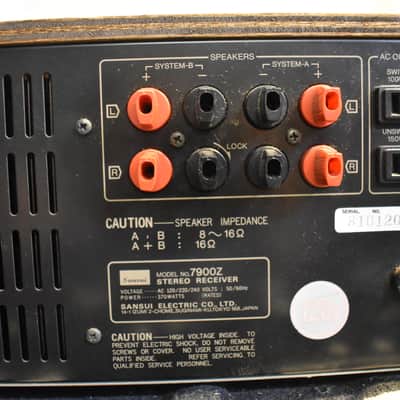 Sansui 7900Z AM/FM Quartz Stereo Receiver image 7