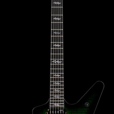 Dean USA ML Flame Top Kahler - Emerald Green Burst #21097 image 5