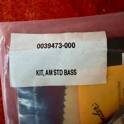 1990's Fender American Standard Jazz/Precision Bass Complete Sealed Case Candy image 3