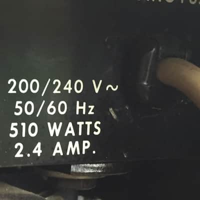 Fender Studio Bass 1979 - Black Face 220 Volts European image 8