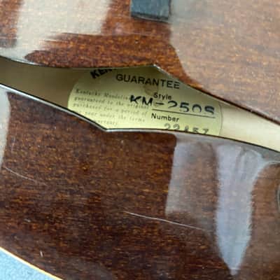Kentucky KM-250S Deluxe A-Style Mandolin 2010s - Dark image 5