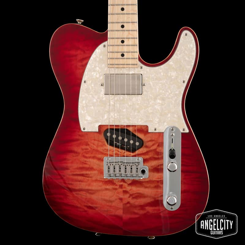 Tom Anderson Top T Classic - Natural Red Burst image 1