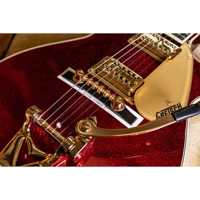 Gretsch G6129TG-59VS Limited Edition Sparkle Jet Red Sparkle image 9